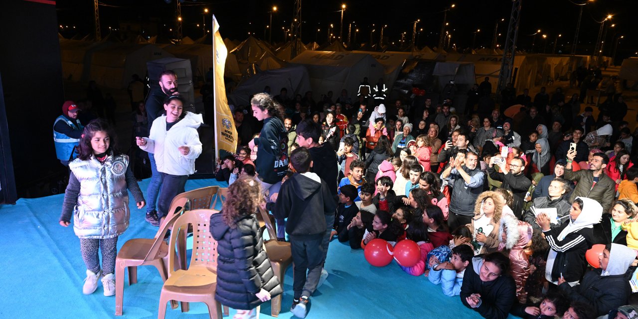 Konya Büyükşehir Hatay’da çocuklar için Ramazan etkinliği yapıyor