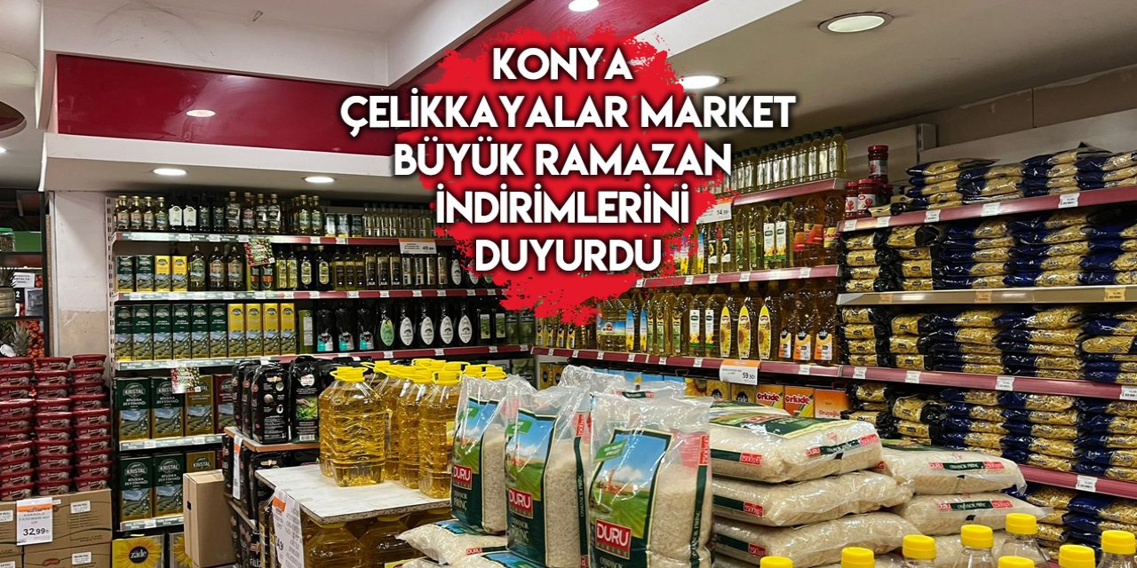 Konya’nın zincir marketi Ramazan indirimine devam ediyor