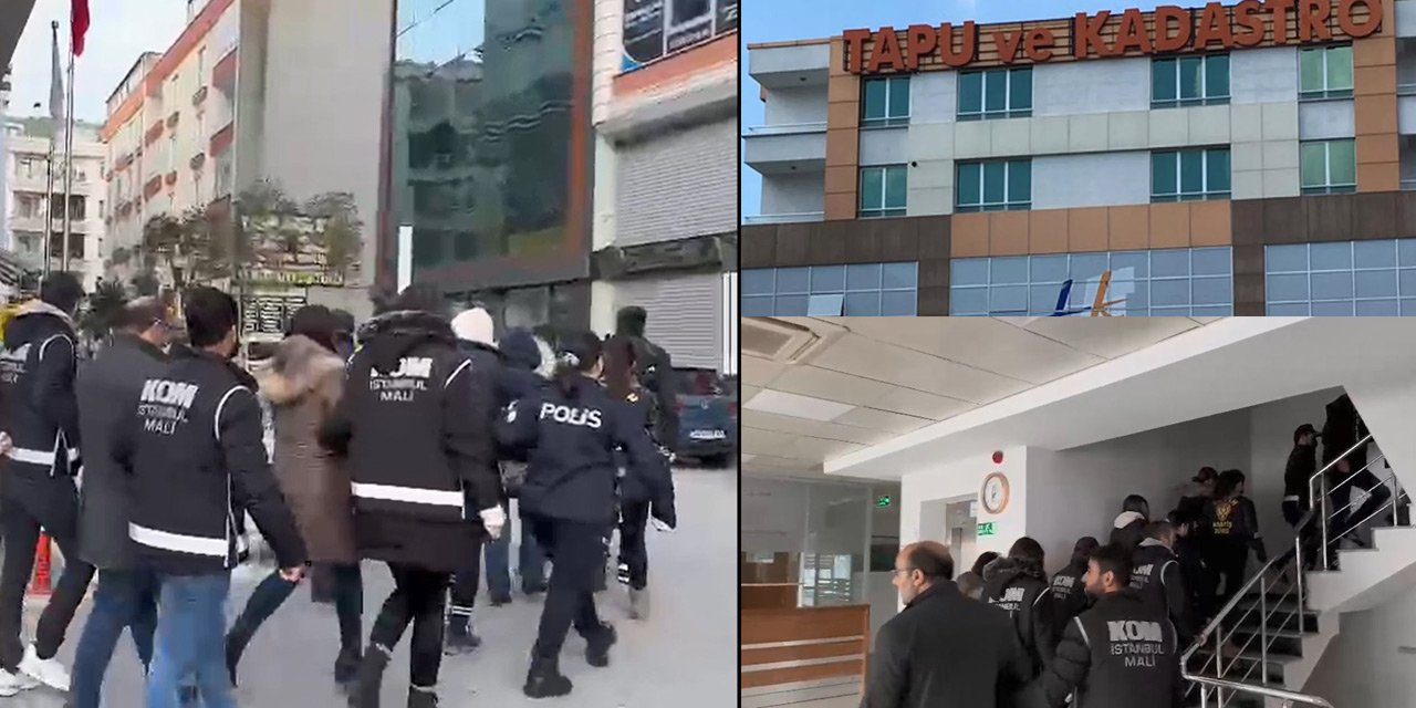 Konya dahil 3 ilde Tapu Müdürlüklerine rüşvet operasyonu: 79 gözaltı