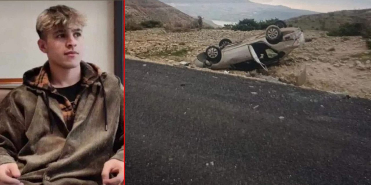 Otomobil takla attı: 17 yaşındaki genç can verdi