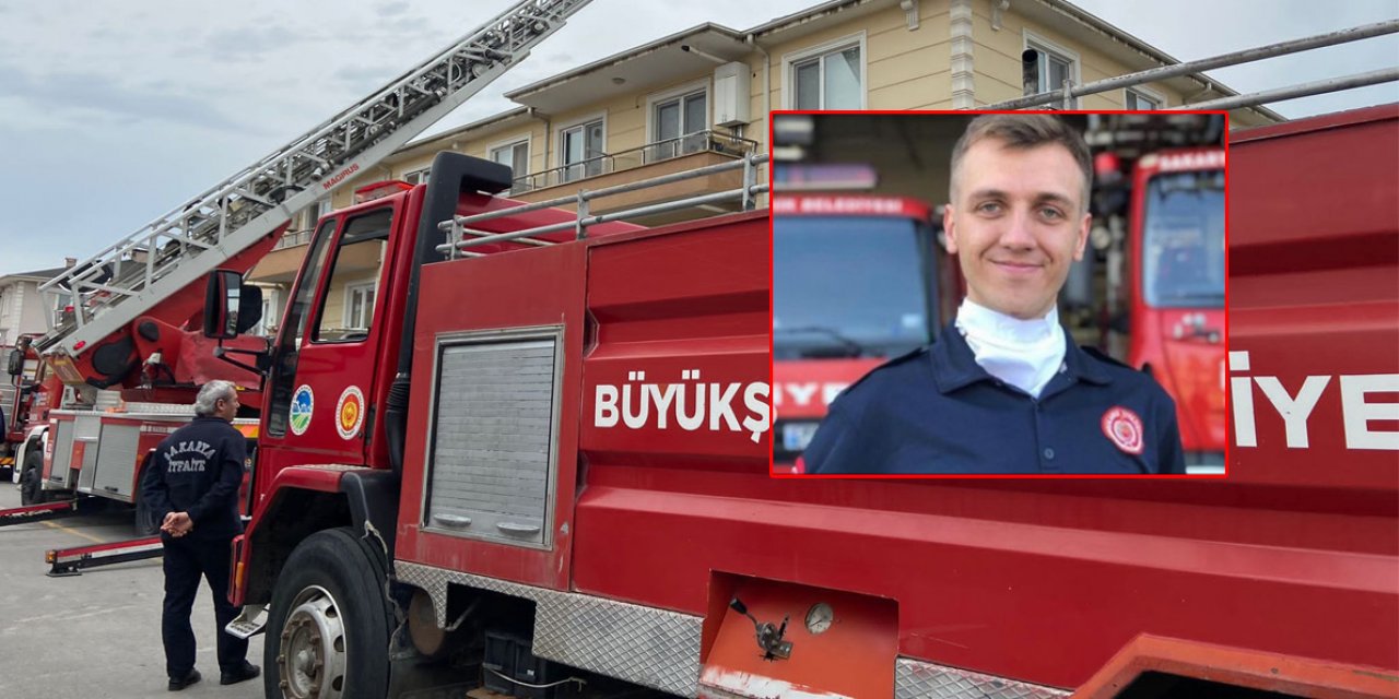 Yangına müdahale eden itfaiye eri, alevlerin arasında kalarak can verdi