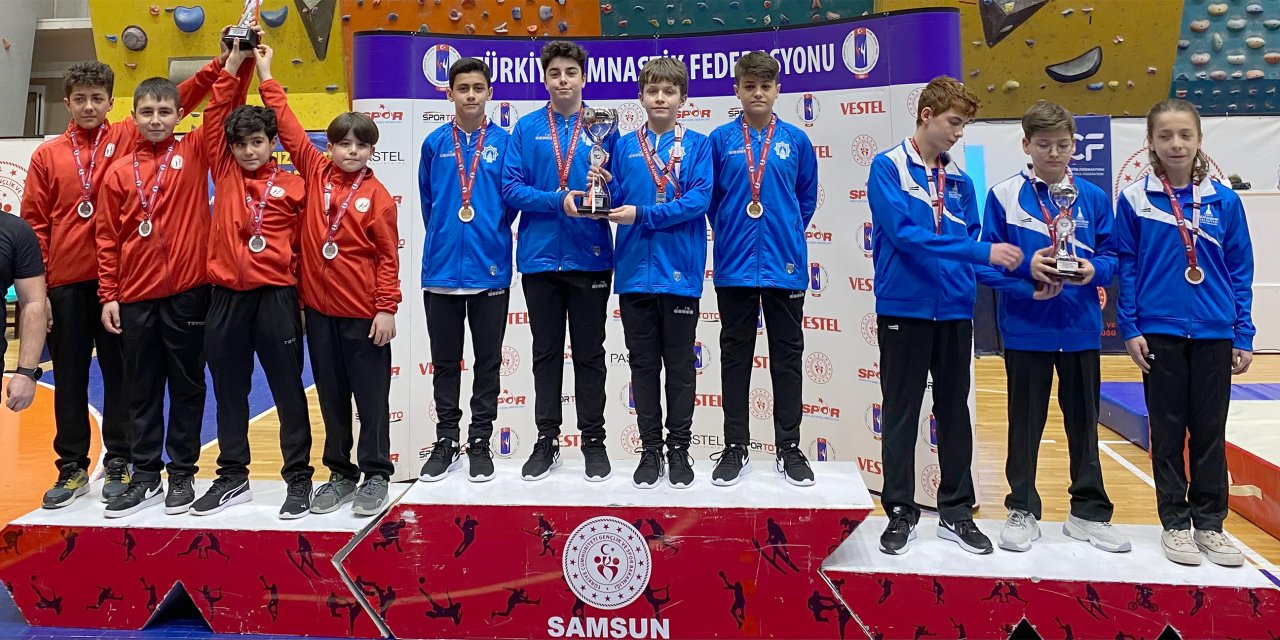 Karatay’ın Trampolin Cimnastik takımı Türkiye birincisi oldu