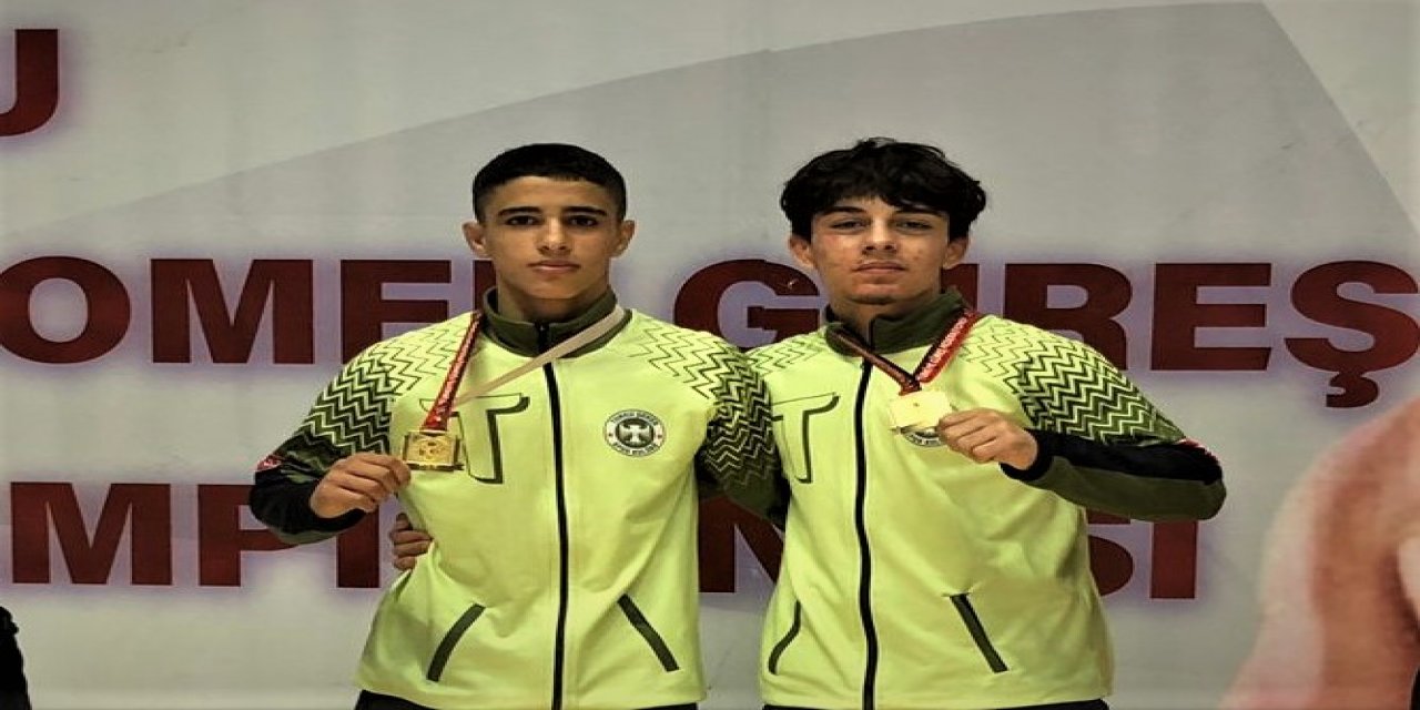 Torku Şeker Spor Güreş takımı Konya’ya 2 altın madalya ile döndü