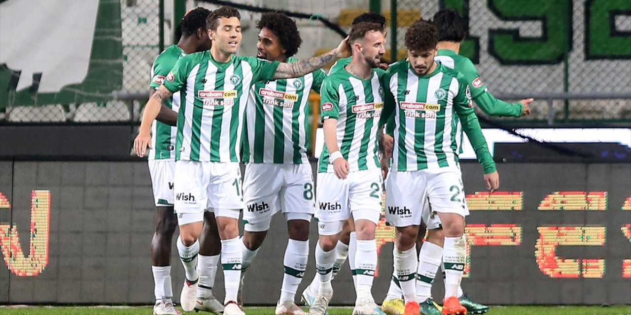 Konyaspor'un evinde kayıpla tamamladığı haftada puan durumu