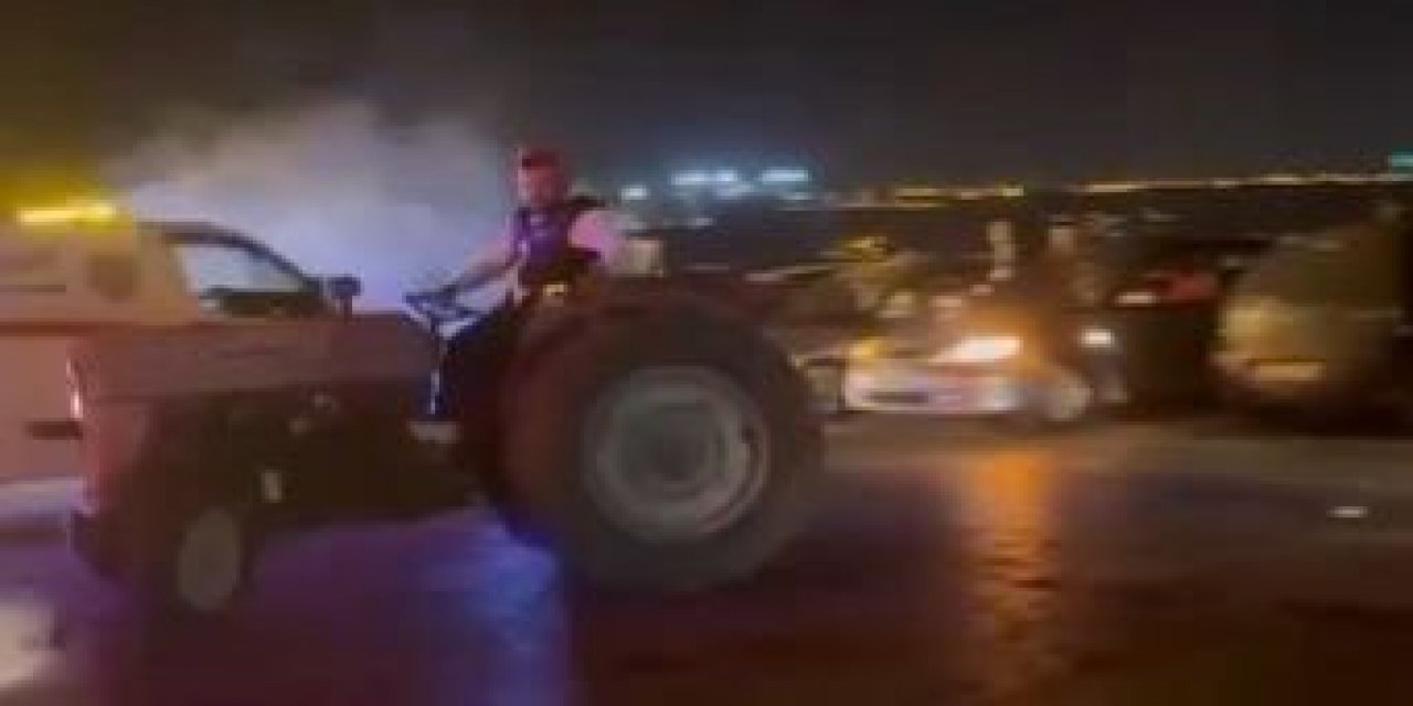 Traktörle drift pes dedirtti