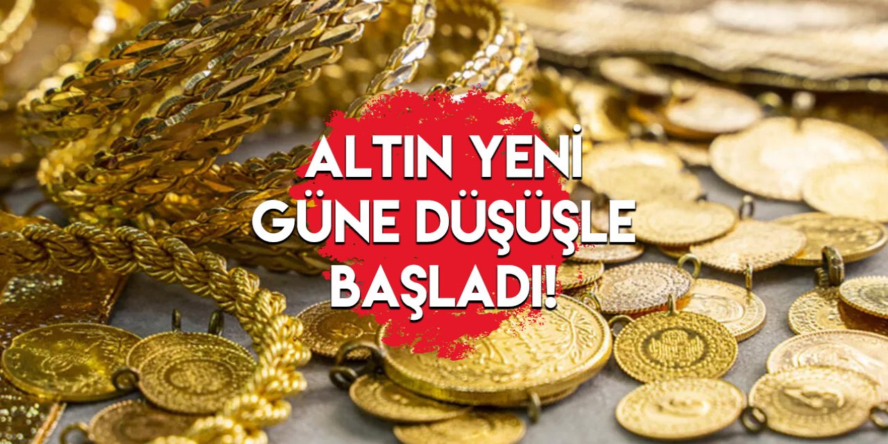 Altın yeni güne düşüşle başladı! İşte piyasalarda son durum