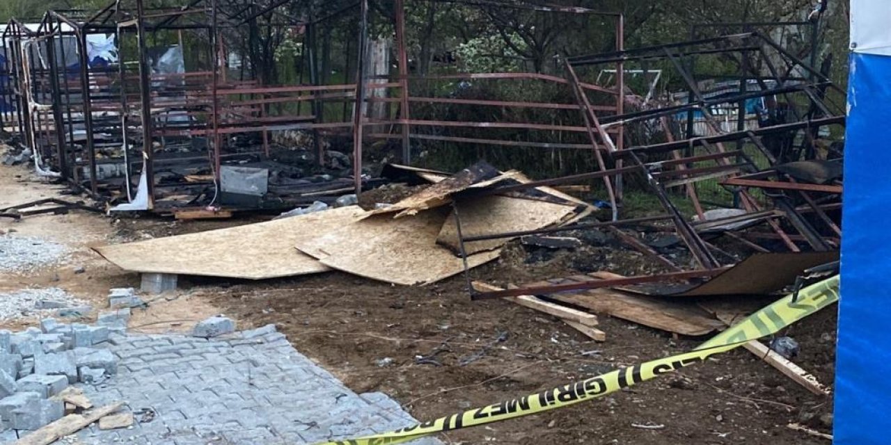 Çadır kentte yangın faciası: 2 aylık Esila bebek öldü