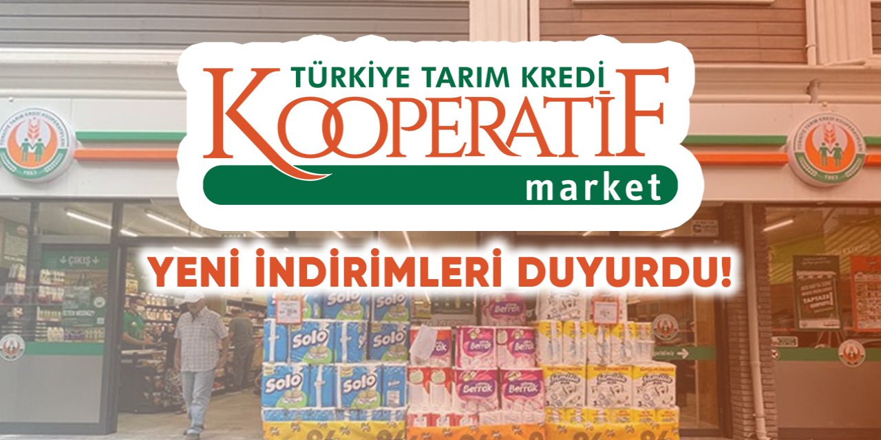 Tarım Kredi Market yeni indirimli ürünler listesini duyurdu