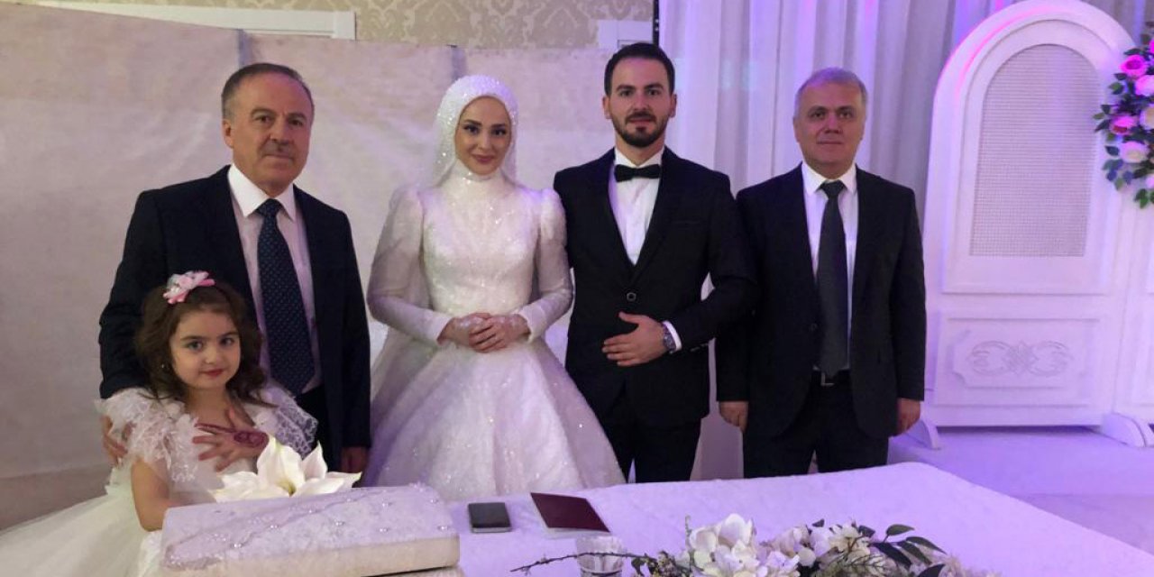 Konya’nın ünlü doktoru, kızının evlilik sevincini yaşadı