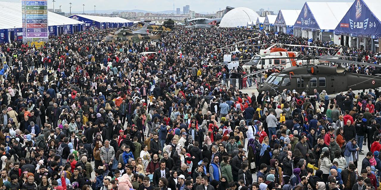 TEKNOFEST rekor tazeledi: 4 günde 1,9 milyon ziyaretçi