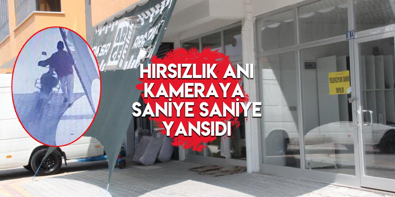 Yer Konya! Çalınmasın diye kameranın önüne koydu, 50 saniyede çalındı