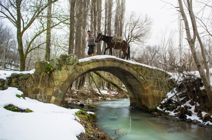 Her hali güzel Meram'ın kış fotoğrafları yarışacak