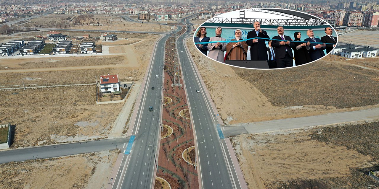 Cumhurbaşkanı Erdoğan’ın açtığı cadde Konya trafiğine nefes aldırdı