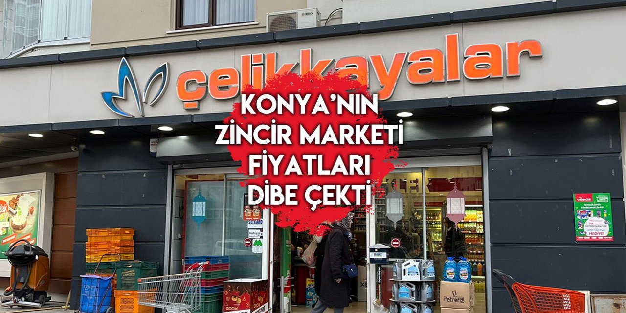 Konya Çelikkayalar Market dev bahar indirimini başlattı