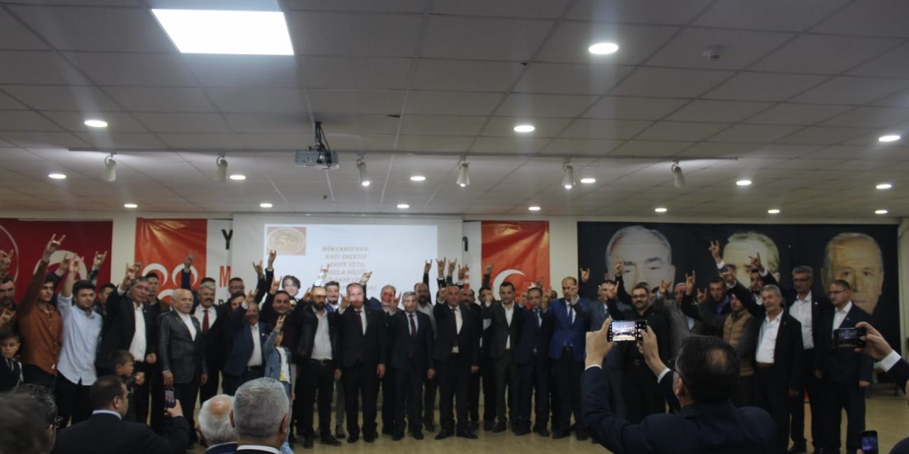 Konya’da Yedili Masadaki partilerden 200 kişi MHP’ye katıldı