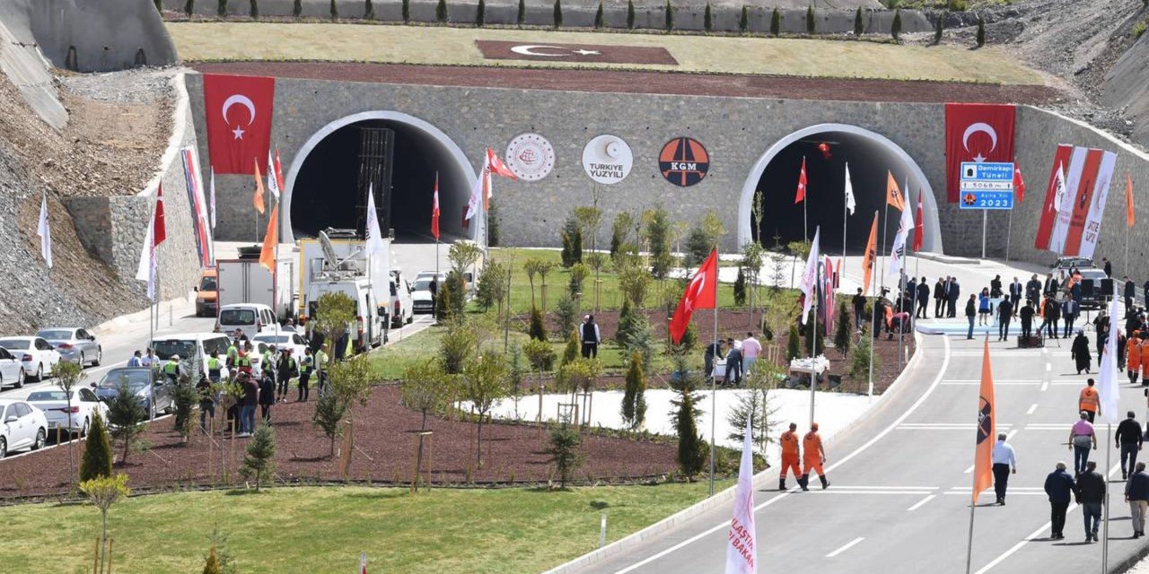 Konya'yı Antalya'ya yakınlaştıran tünel bugün açıldı