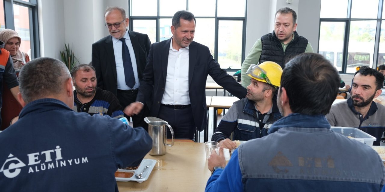AK Parti Milletvekili Ziya Altunyaldız Konya'da işçilerle bir araya geldi
