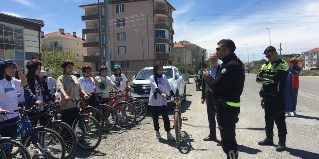 Bisiklet şehri Konya’da sürücülere güvenli sürüş eğitimi