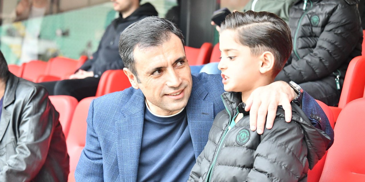 Konyaspor’un golüne ağlayan Sefer Kaan, Kayseri maçını locada izledi