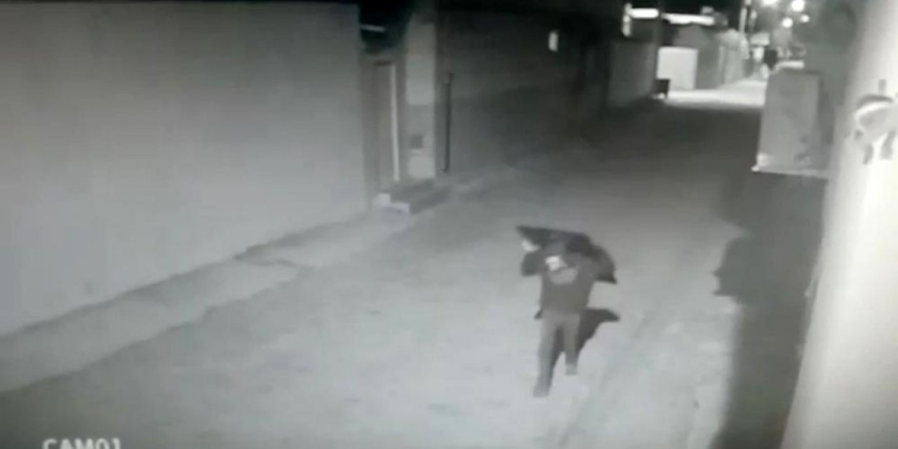 Televizyonu sırtlayarak götürdü! Hırsızın kimliği polisi bile şaşkına çevirdi