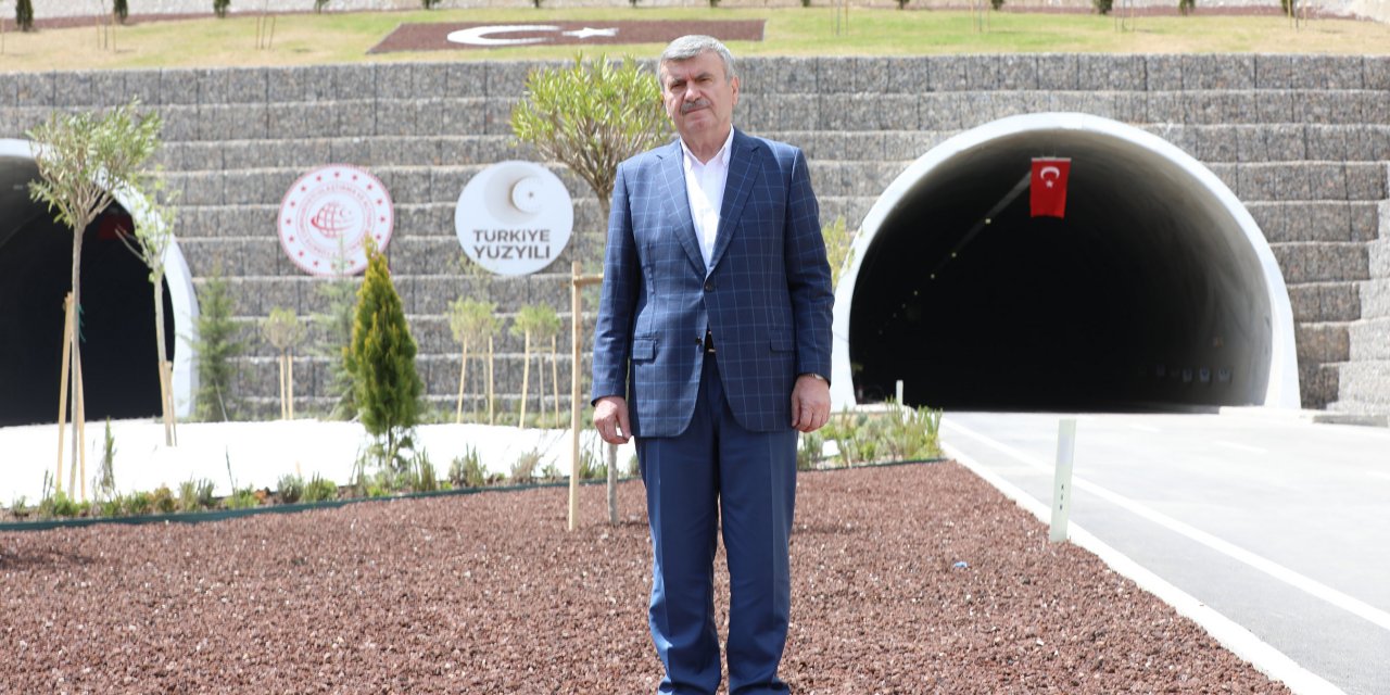 Tahir Akyürek, Konya’nın 4 dakikada iklim değiştiren tünelini inceledi