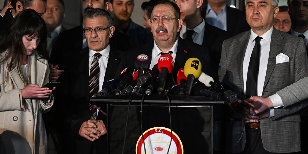 Son Dakika: YSK Başkanı Yener'den veri girişi açıklaması