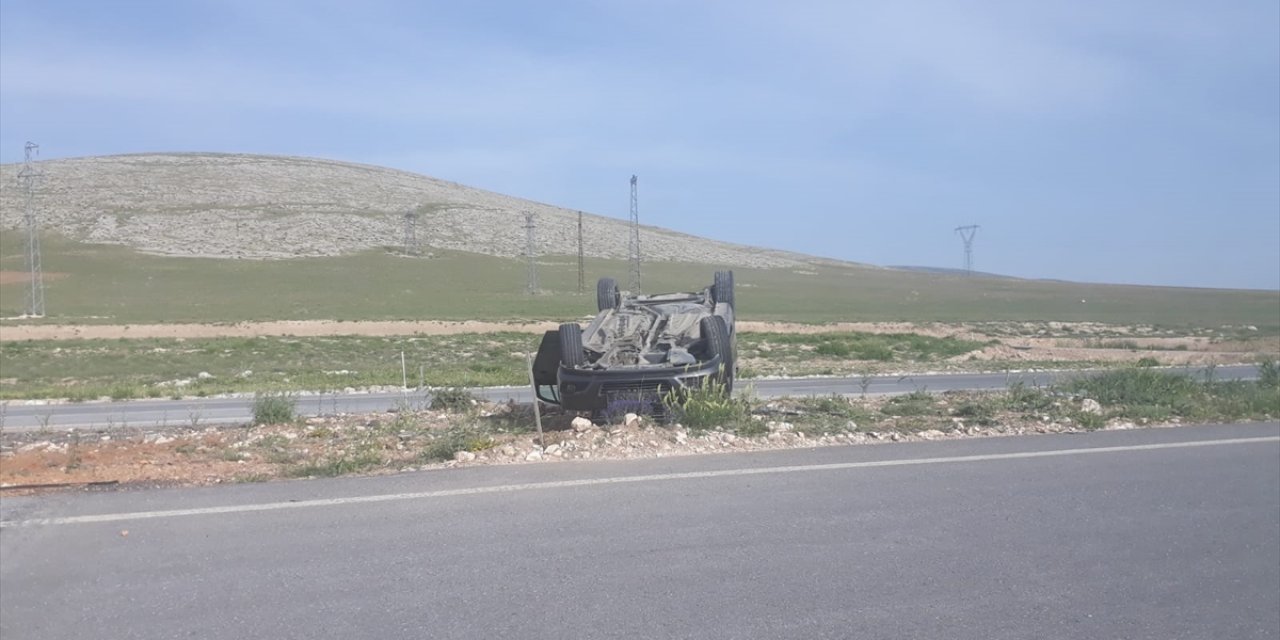 Konya’da otomobil devrildi: 2 yaralı