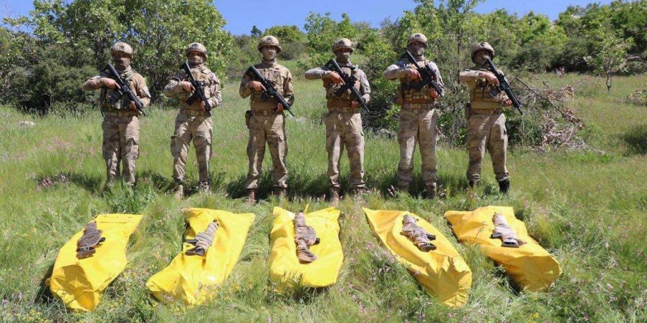Son Dakika: Bakan Soylu açıkladı! 5 terörist sarı torbada