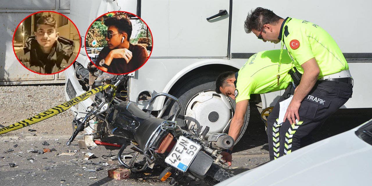 Son Dakika: Konya’da işçi servisi motosikletle çarpıştı! 2 ölü var