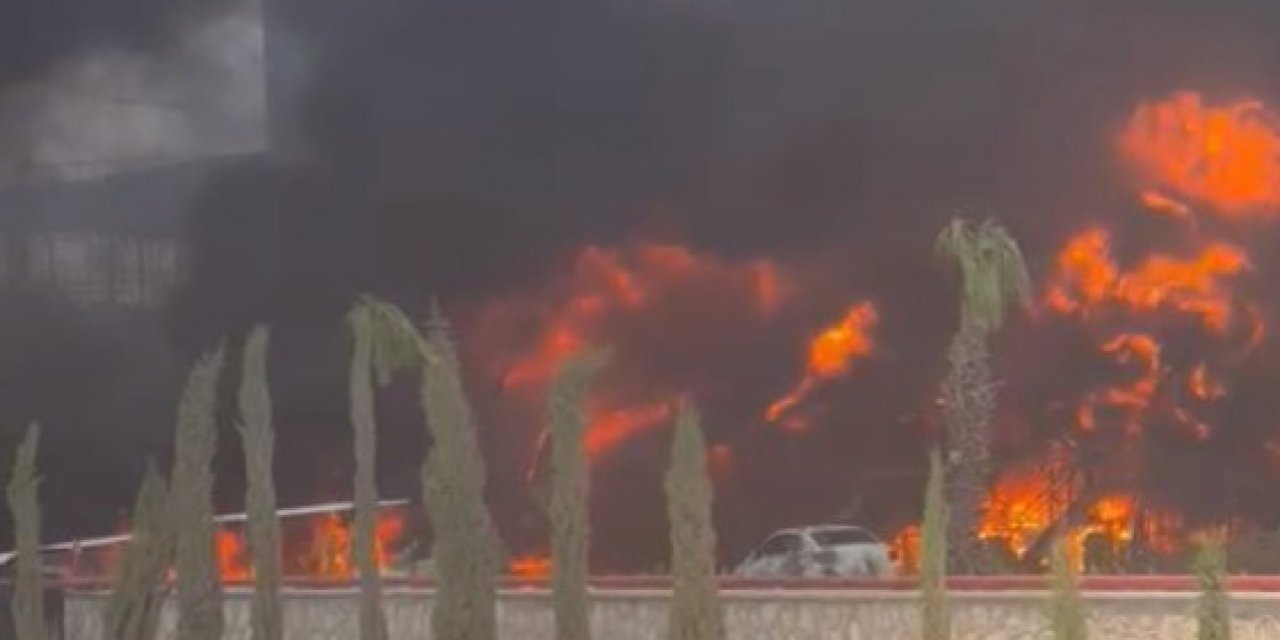 OSB’deki plastik fabrikasında yangın!