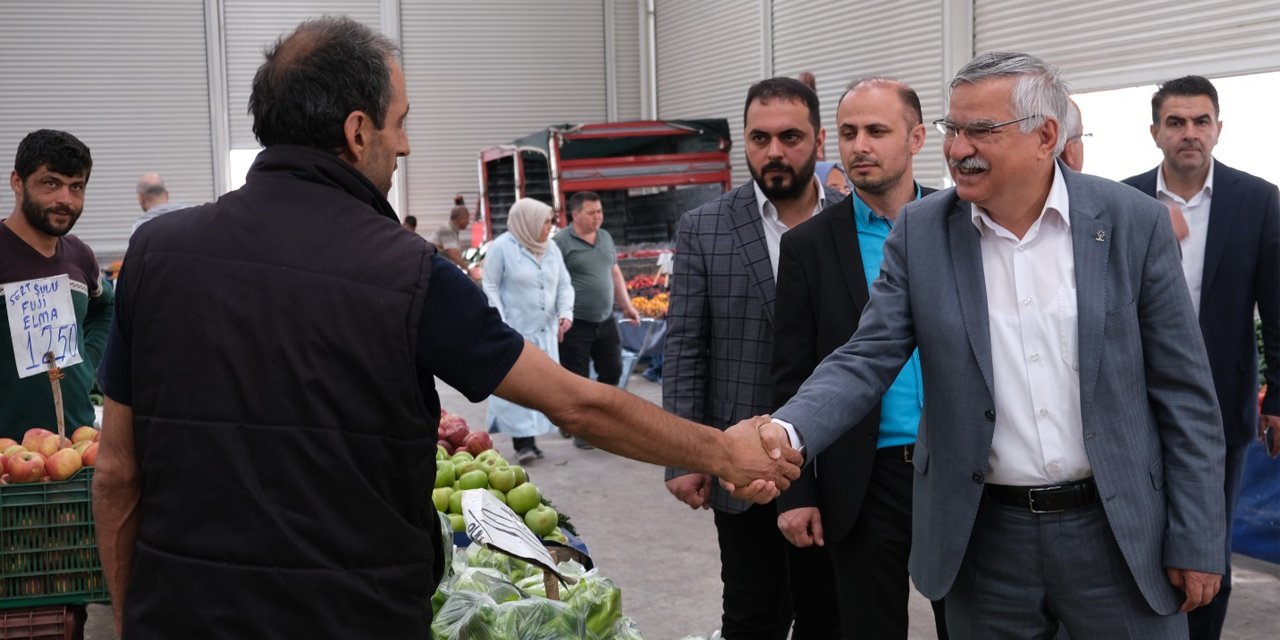 AK Parti Konya Milletvekili Latif Selvi, saha çalışmalarını sürdürüyor