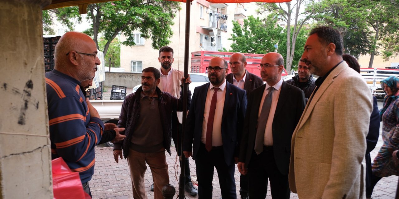 AK Parti Konya Milletvekili Mustafa Hakan Özer, 28 Mayıs için sahada