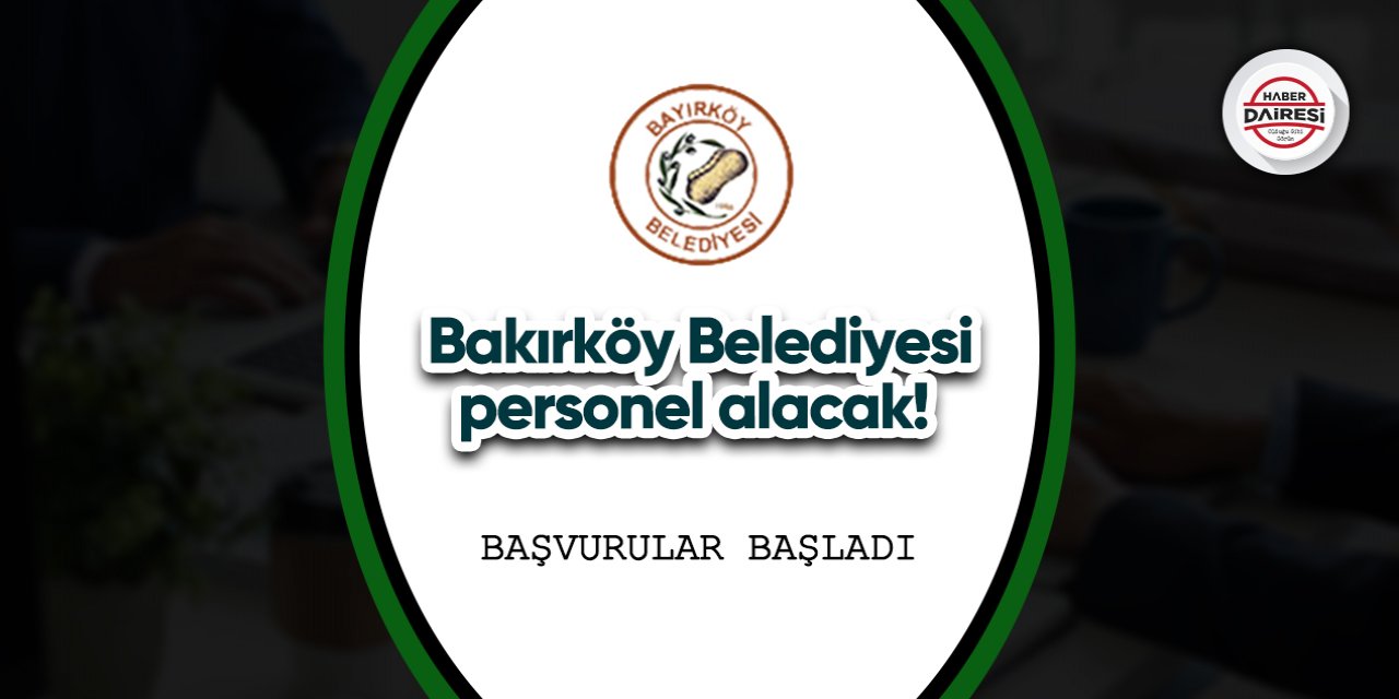 Bayırköy Belediyesi personel alacak! İşte şartlar