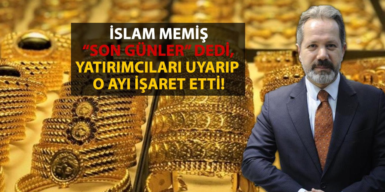 Altın yatırımcısına son günler uyarısı!