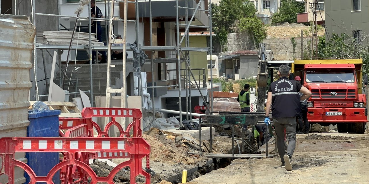 İnşaattaki manzarayı gören işçiler dehşete düştü