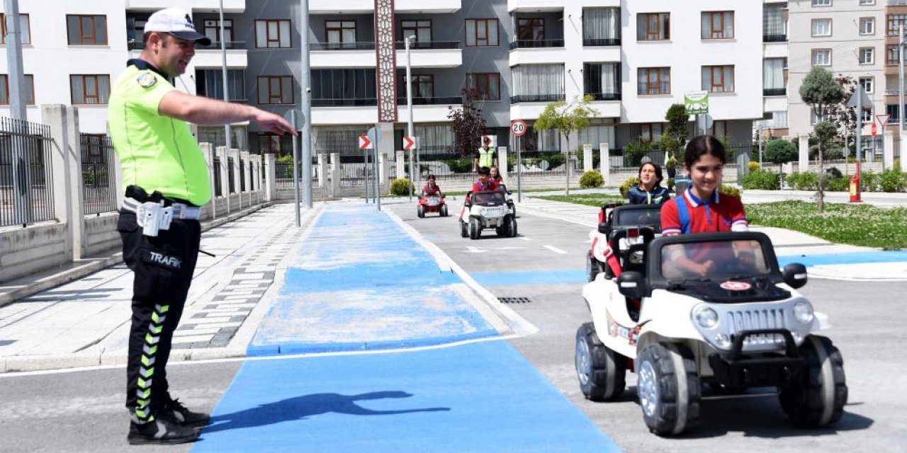 Karatay Trafik Eğitim Parkı’nda 6 bin 800 öğrenci eğitim aldı