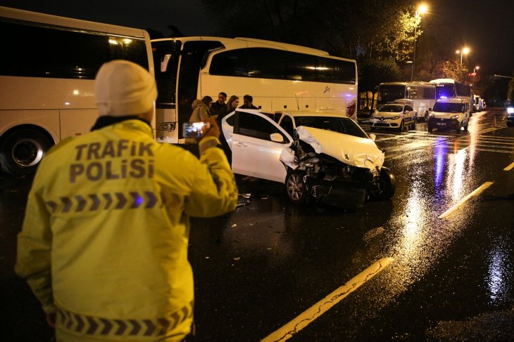 Alkollü sürücü kaza yaptı! Otomobil 150 metre sürüklendi
