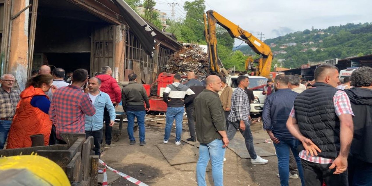 Hurdacıda patlama: 1 ölü