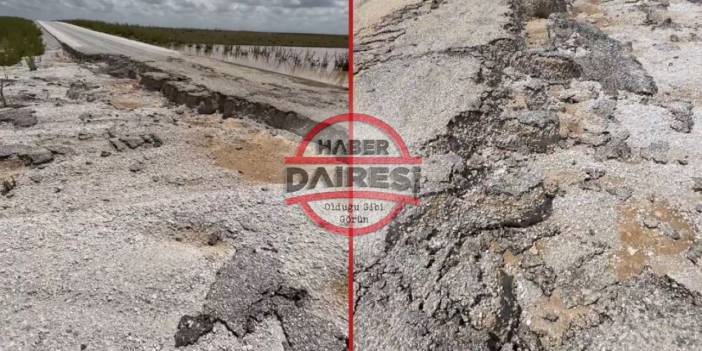 Konya’nın bir mahallesine giden yol bu hale geldi