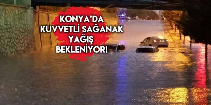 Konya’da kırmızı alarm verildi