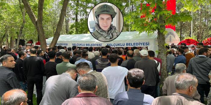 Şehit Cem Ahmet Kaya, Konya’da son yolculuğa uğurlandı