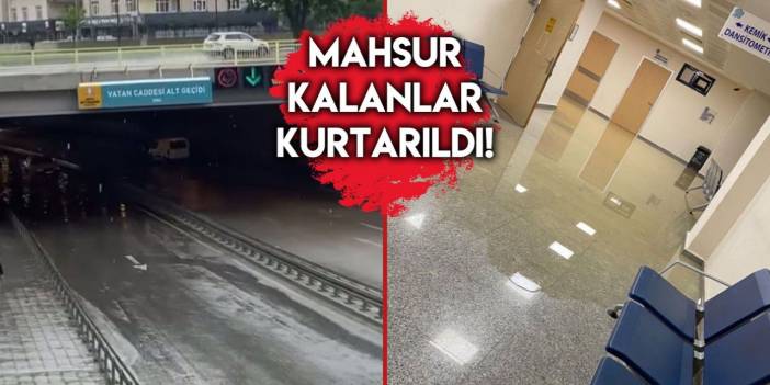 Konya’da hastaneyi su bastı