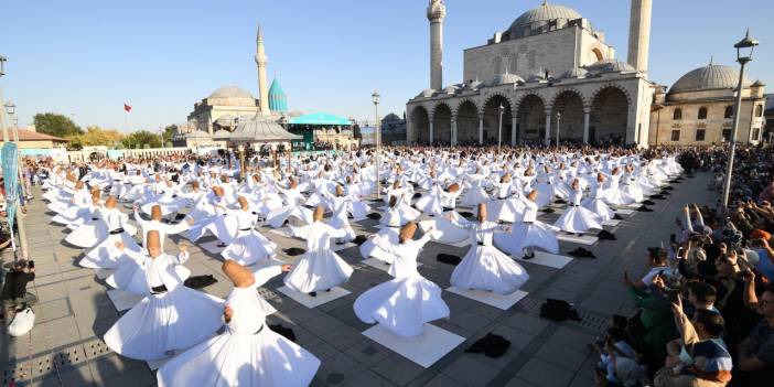 Konya’da hayran bırakan Sema Ayin-i Şerifi