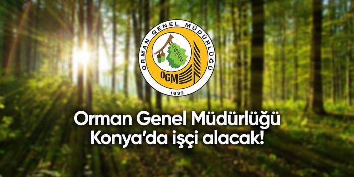 Orman Genel Müdürlüğü (OGM) işçi alımı 2024