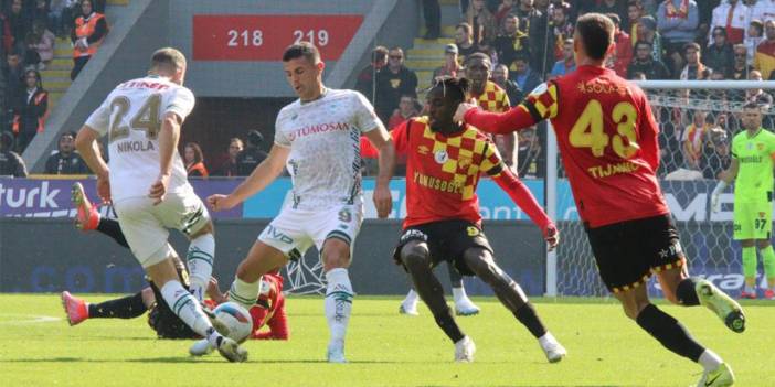 Konyaspor uzatmalarda yıkıldı, Göztepe 2 golle kazandı