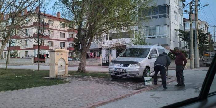 Konya’da çekilen fotoğrafa tepki yağıyor