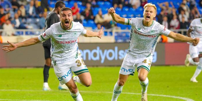 Konyaspor geriden gelerek kazandı