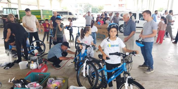 Konya’da belediyenin ücretsiz bisiklet dağıtımı başladı
