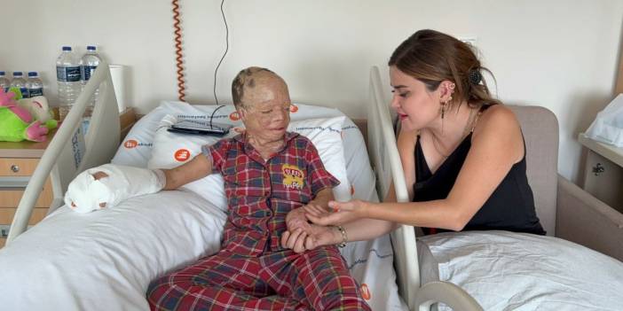 Yangında ailesini kaybeden Eymen’e Konya’da mucize dokunuş