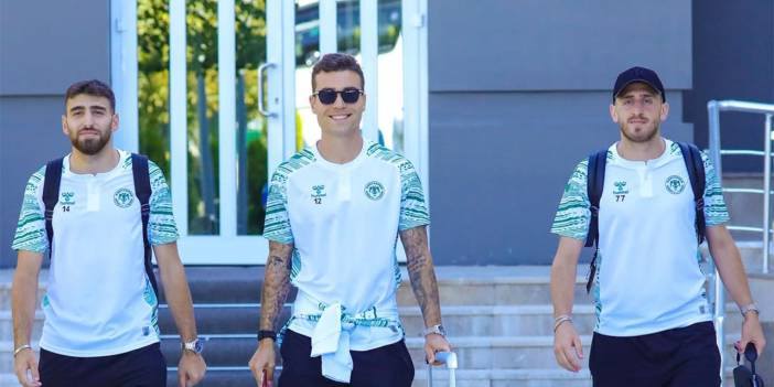 Konyaspor kafilesi galibiyet parolasıyla yola çıktı